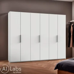 MID.YOU Drehtürenschrank Level36 weiss New