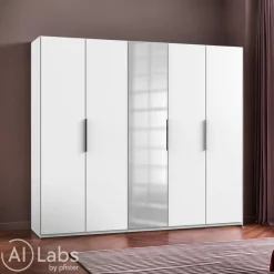MID.YOU Drehtürenschrank Level36 weiss New