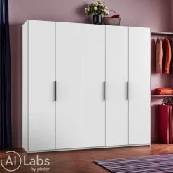MID.YOU Drehtürenschrank Level36 weiss Online