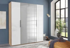 MID.YOU Drehtürenschrank Level36 eichefarbig, weiss Hot