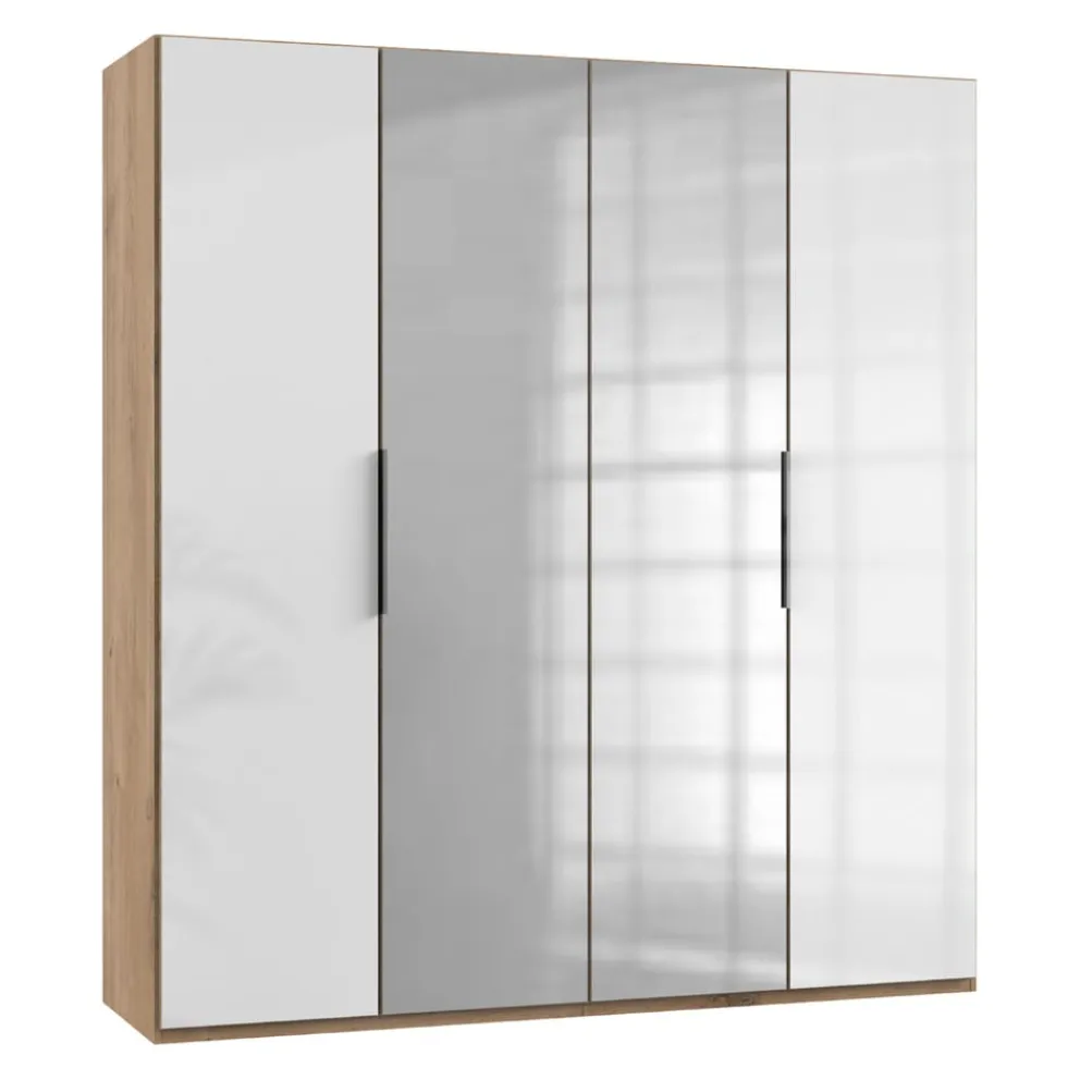 MID.YOU Drehtürenschrank Level36 eichefarbig, weiss Hot