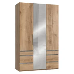 MID.YOU Drehtürenschrank Level36 eichefarbig Discount