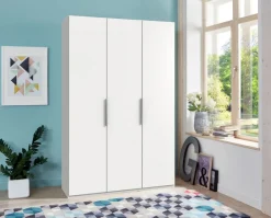MID.YOU Drehtürenschrank Level36 weiss Discount