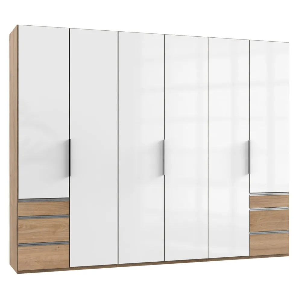 MID.YOU Drehtürenschrank Level36 eichefarbig, weiss Outlet