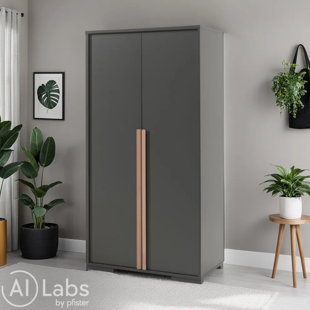 MID.YOU Drehtürenschrank London anthrazit Online