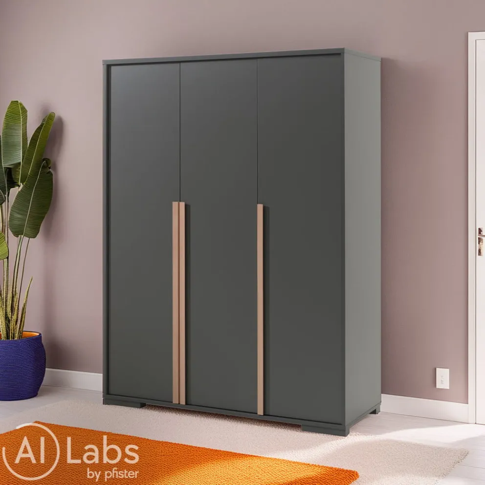 MID.YOU Drehtürenschrank London anthrazit Sale