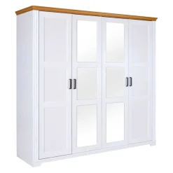 MID.YOU Drehtürenschrank Maluno weiss New