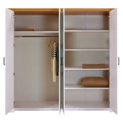 MID.YOU Drehtürenschrank Maluno weiss New