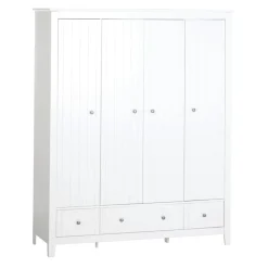 BYYU Drehtürenschrank Manosque Wollweiss Outlet
