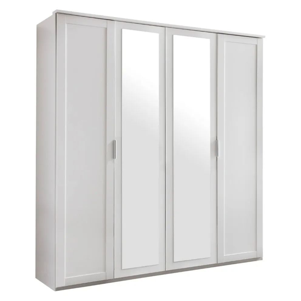 MID.YOU Drehtürenschrank NADJA-201 weiss Clearance