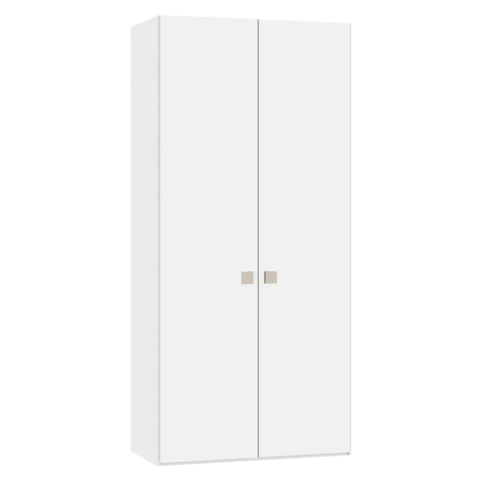 BYYU Drehtürenschrank Nizza Premiumweiss Clearance