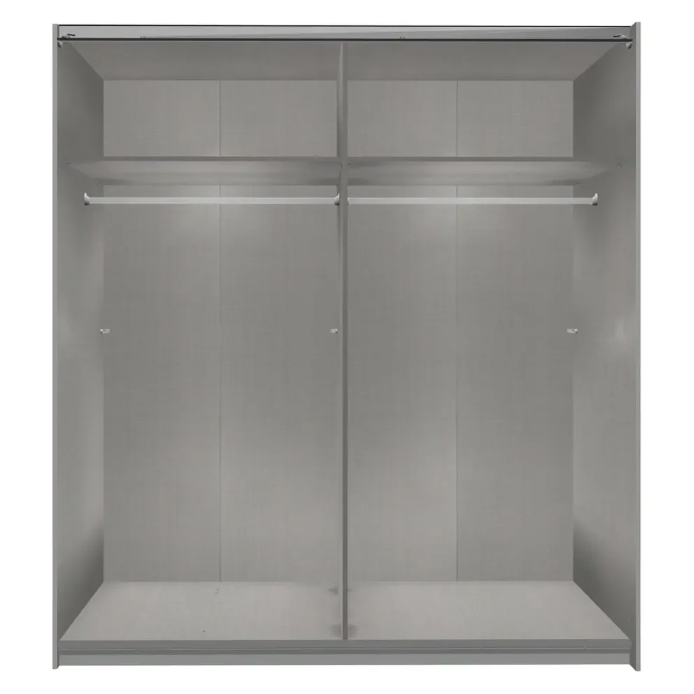 MID.YOU Drehtürenschrank NYC P01 Weiss Discount