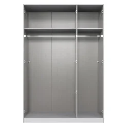 MID.YOU Drehtürenschrank NYC P19 Eiche sägerau, Spiegel New