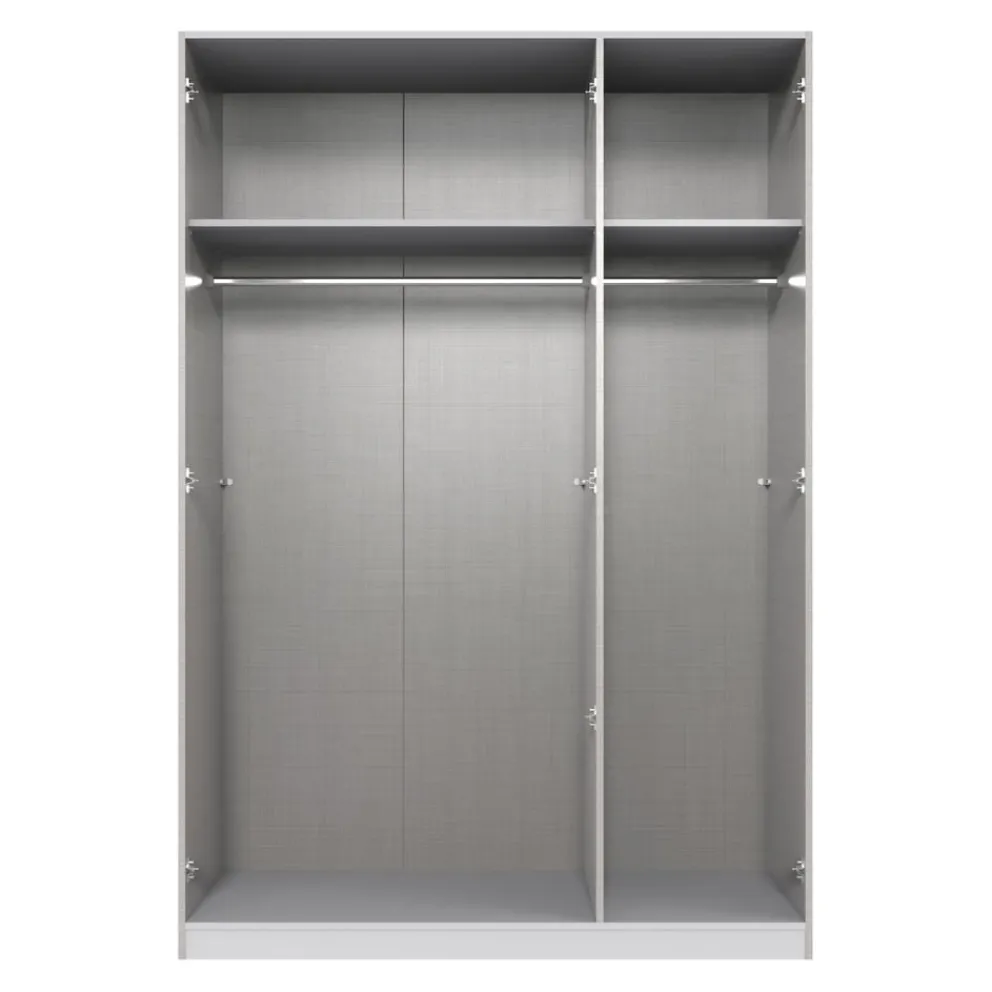 MID.YOU Drehtürenschrank NYC P01 Weiss Outlet