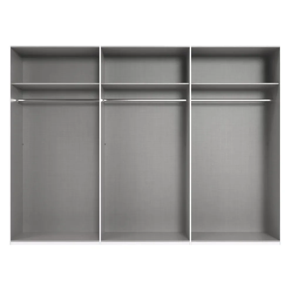 MID.YOU Drehtürenschrank NYC P32 Graphit, Spiegel New