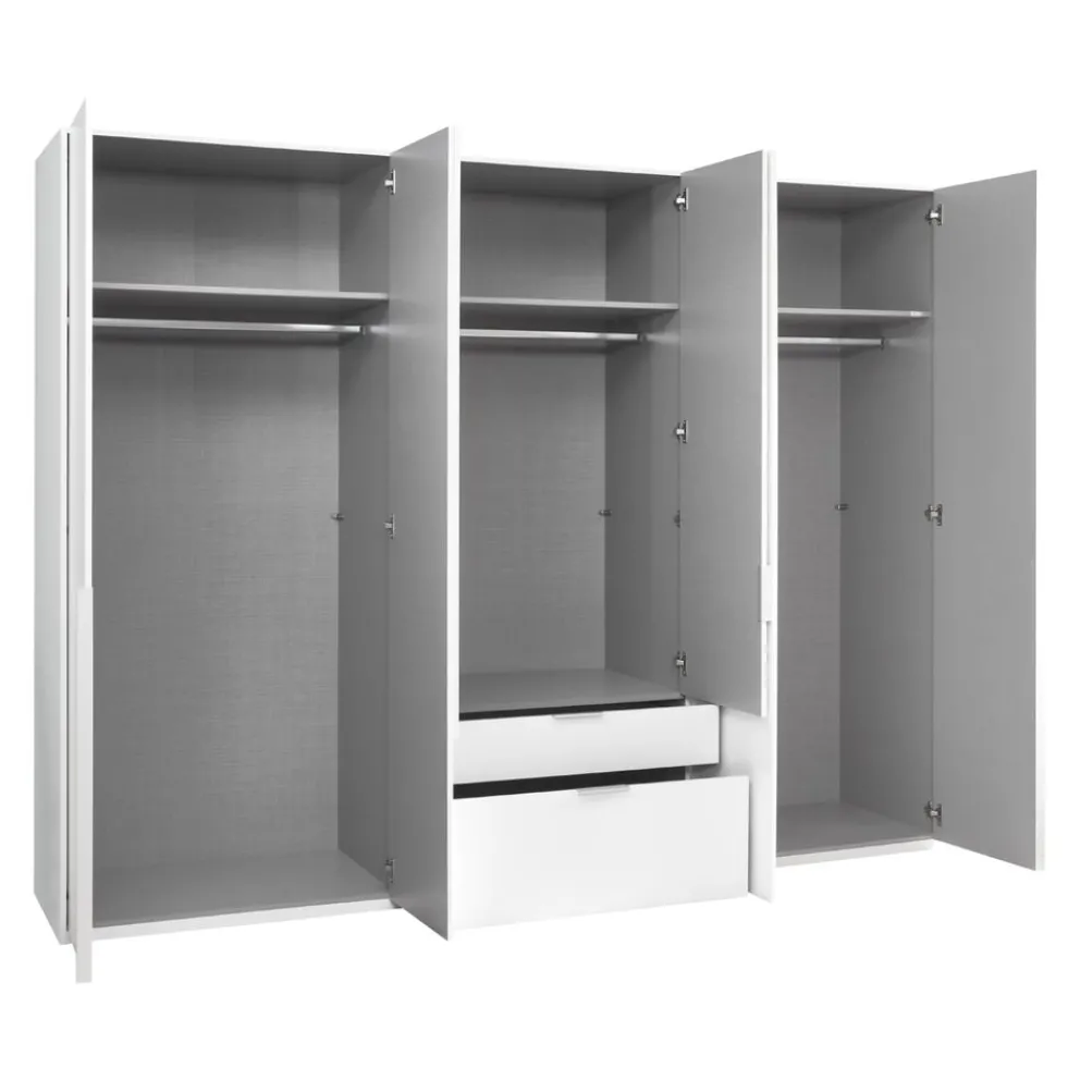 MID.YOU Drehtürenschrank NYC P28 Plankeneiche, Spiegel Outlet