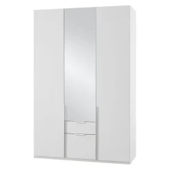 MID.YOU Drehtürenschrank NYC P01 Weiss, Spiegel Sale