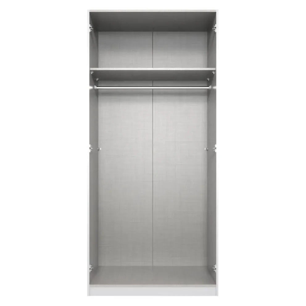 MID.YOU Drehtürenschrank Osaka-201 weiss Discount
