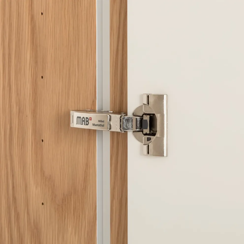 MAB Drehtürenschrank Primeart Stoos weiss Best