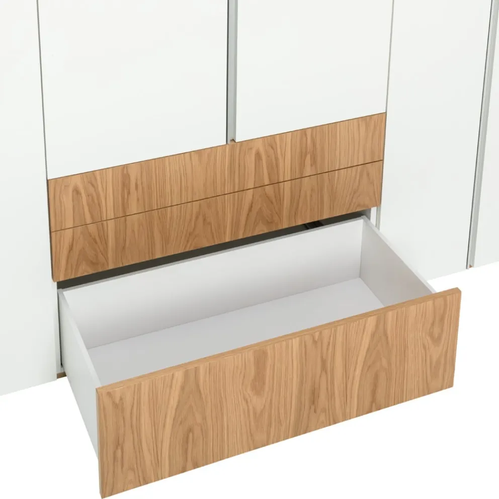 MAB Drehtürenschrank Primeart Stoos weiss Best