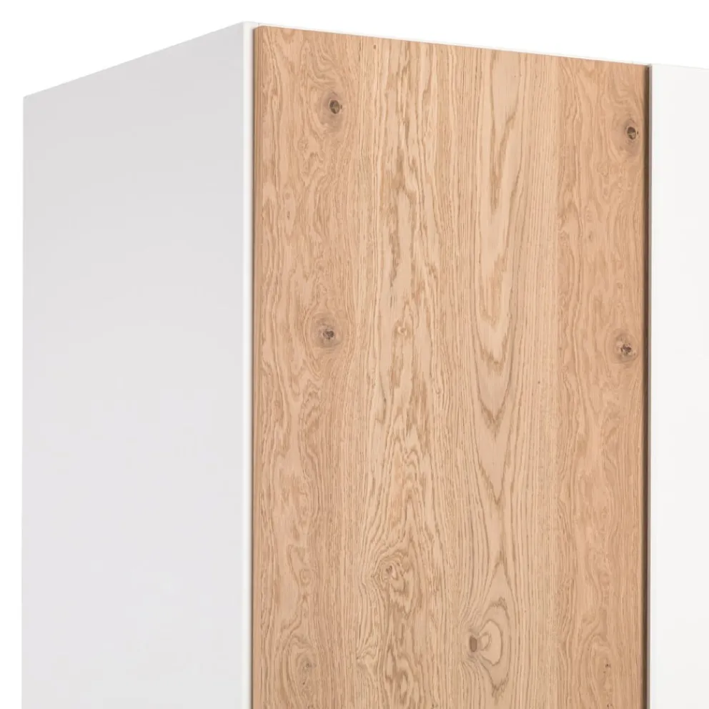 Dieter Knoll Drehtürenschrank Roomline eichefarbig, weiss Clearance