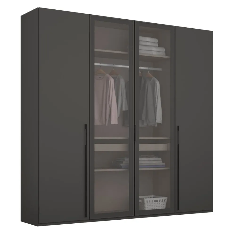Novel Drehtürenschrank Skat Graphit Hot