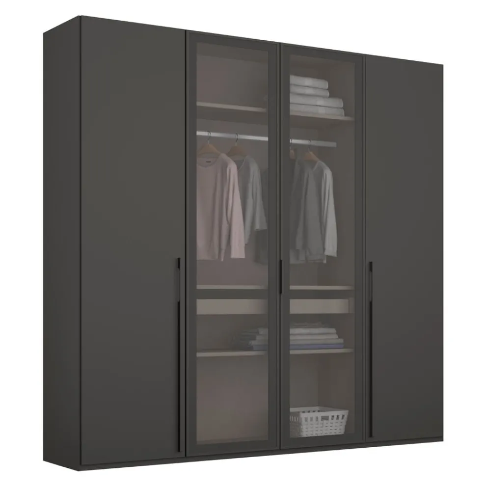 Novel Drehtürenschrank Skat Graphit Hot