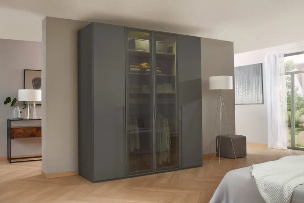 Novel Drehtürenschrank Skat Graphit Hot