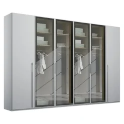 Novel Drehtürenschrank Skat Seidengrau Clearance