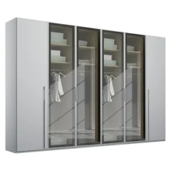 Novel Drehtürenschrank Skat Seidengrau Clearance