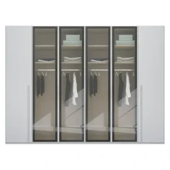 Novel Drehtürenschrank Skat Seidengrau Clearance
