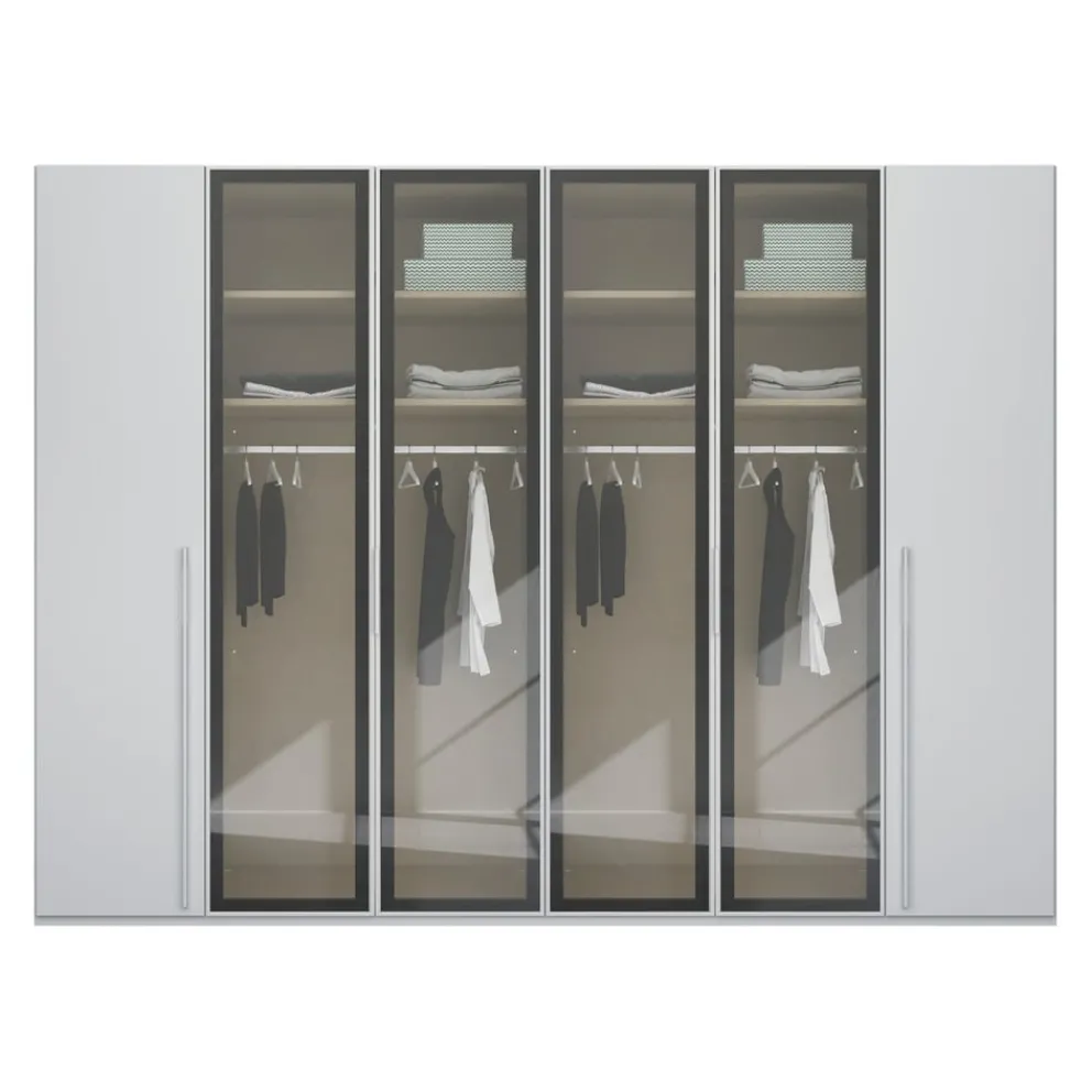 Novel Drehtürenschrank Skat Seidengrau Clearance