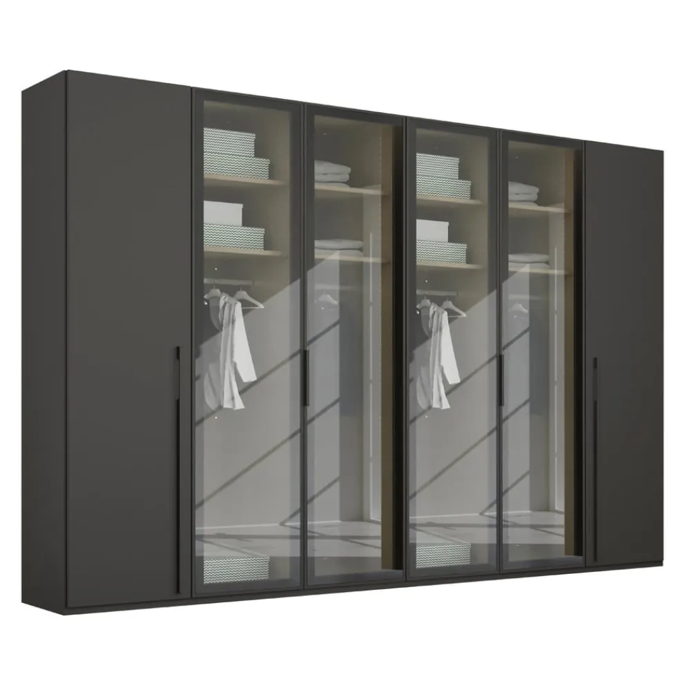 Novel Drehtürenschrank Skat Graphit Clearance