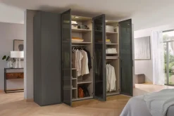 Novel Drehtürenschrank Skat Graphit