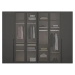 Novel Drehtürenschrank Skat Graphit