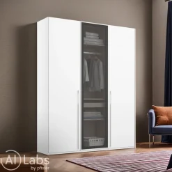 Novel Drehtürenschrank Skat Alpinweiss Online