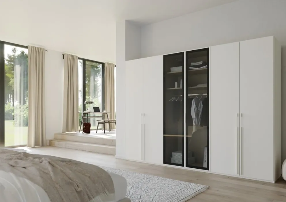 Novel Drehtürenschrank Skat Alpinweiss Clearance