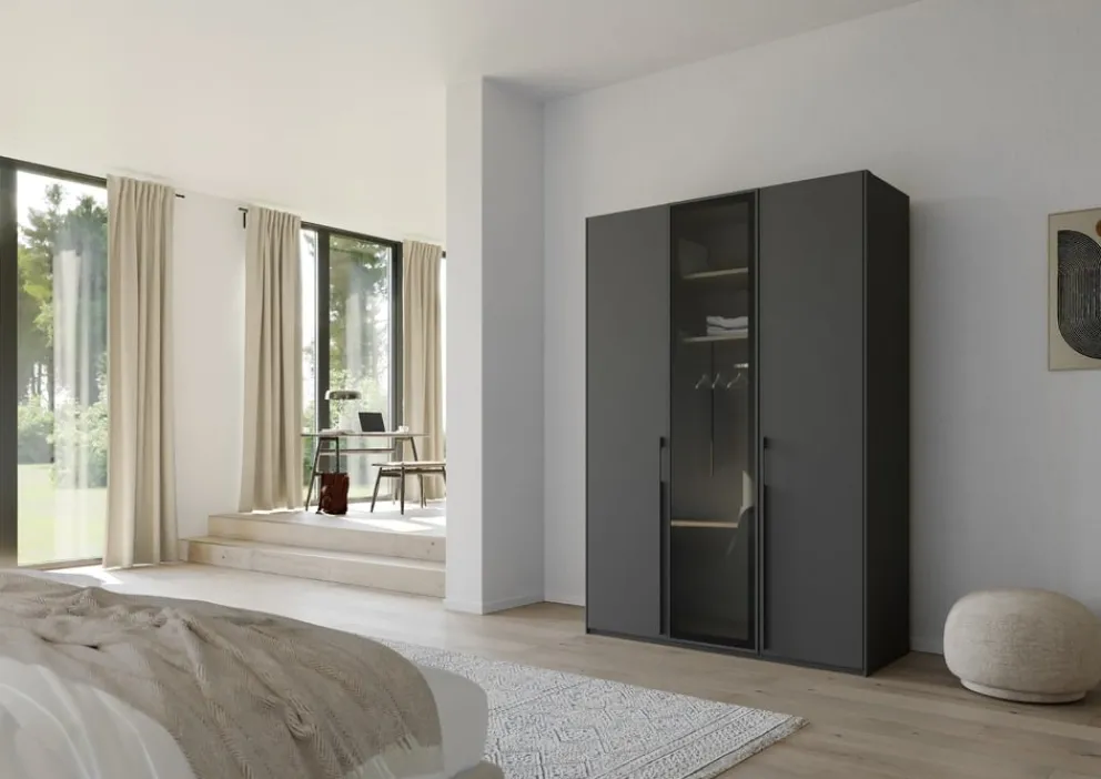 Novel Drehtürenschrank Skat Graphit Discount