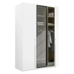 Novel Drehtürenschrank Skat Alpinweiss