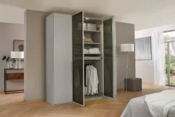 Novel Drehtürenschrank Skat Seidengrau Outlet