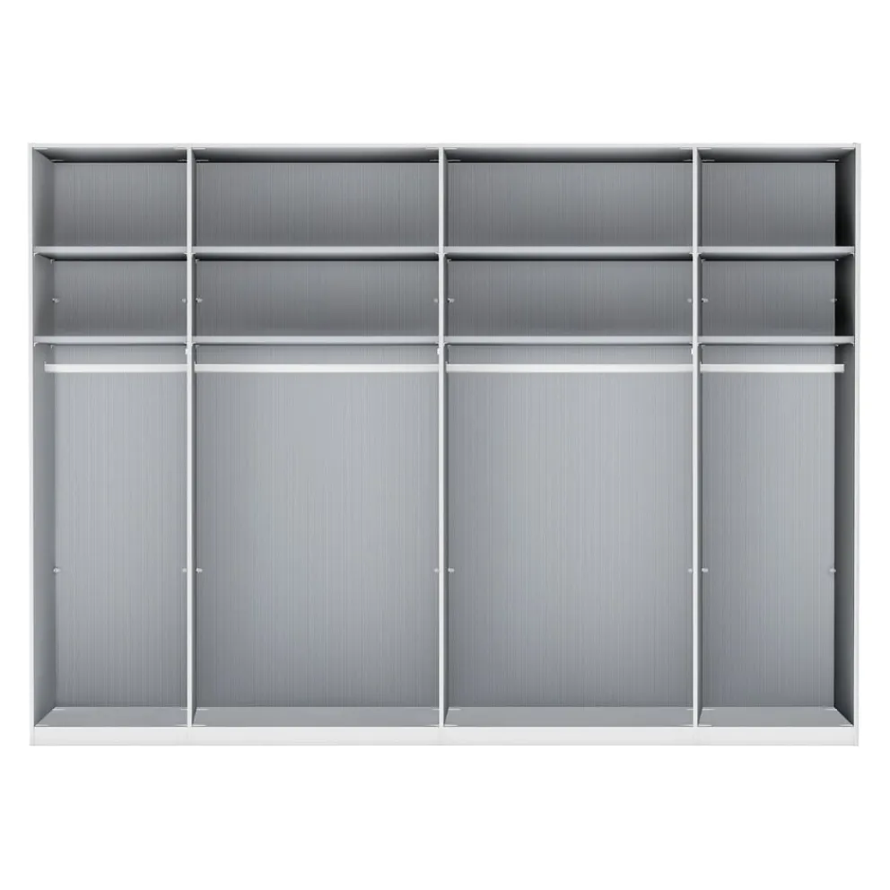 Novel Drehtürenschrank Split Graphit-Dekor Best