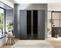Novel Drehtürenschrank Split Graphit-Dekor Hot