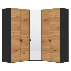 BYYU Eckschrank Atlantis Novaschwarz Clearance