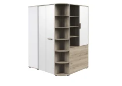 MID.YOU Eckschrank Cariba-3767 eichefarbig, weiss Outlet