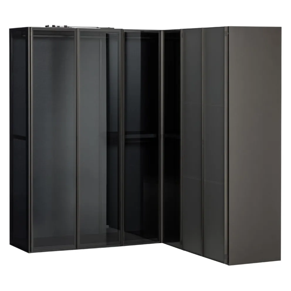 Novamobili Eckschrank Perry 306 BRUNITO, C80 FUMÉ Best