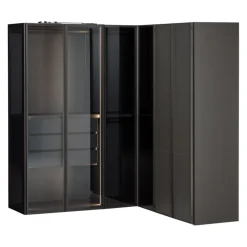 Novamobili Eckschrank Perry 306 BRUNITO, C80 FUMÉ Best