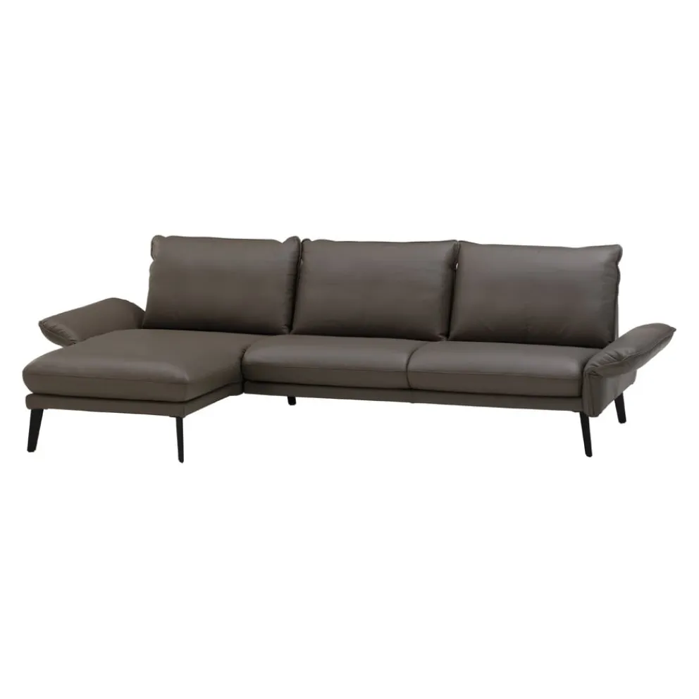 Moderano Ecksofa 7292 Ambrosia Leder Cavallo 33 bianco Best