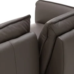 Moderano Ecksofa 7292 Ambrosia Leder Cavallo 33 bianco Best