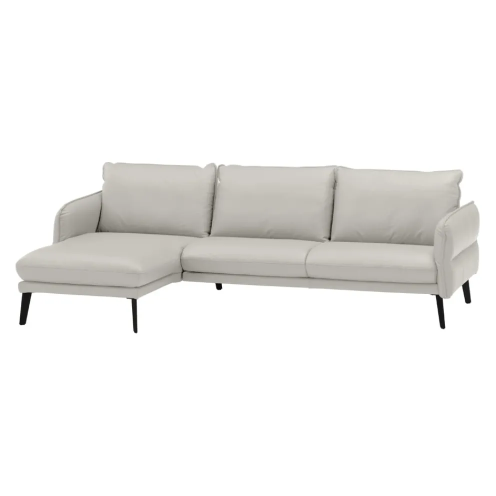 Moderano Ecksofa 7292 Ambrosia Leder Cavallo 33 bianco Best