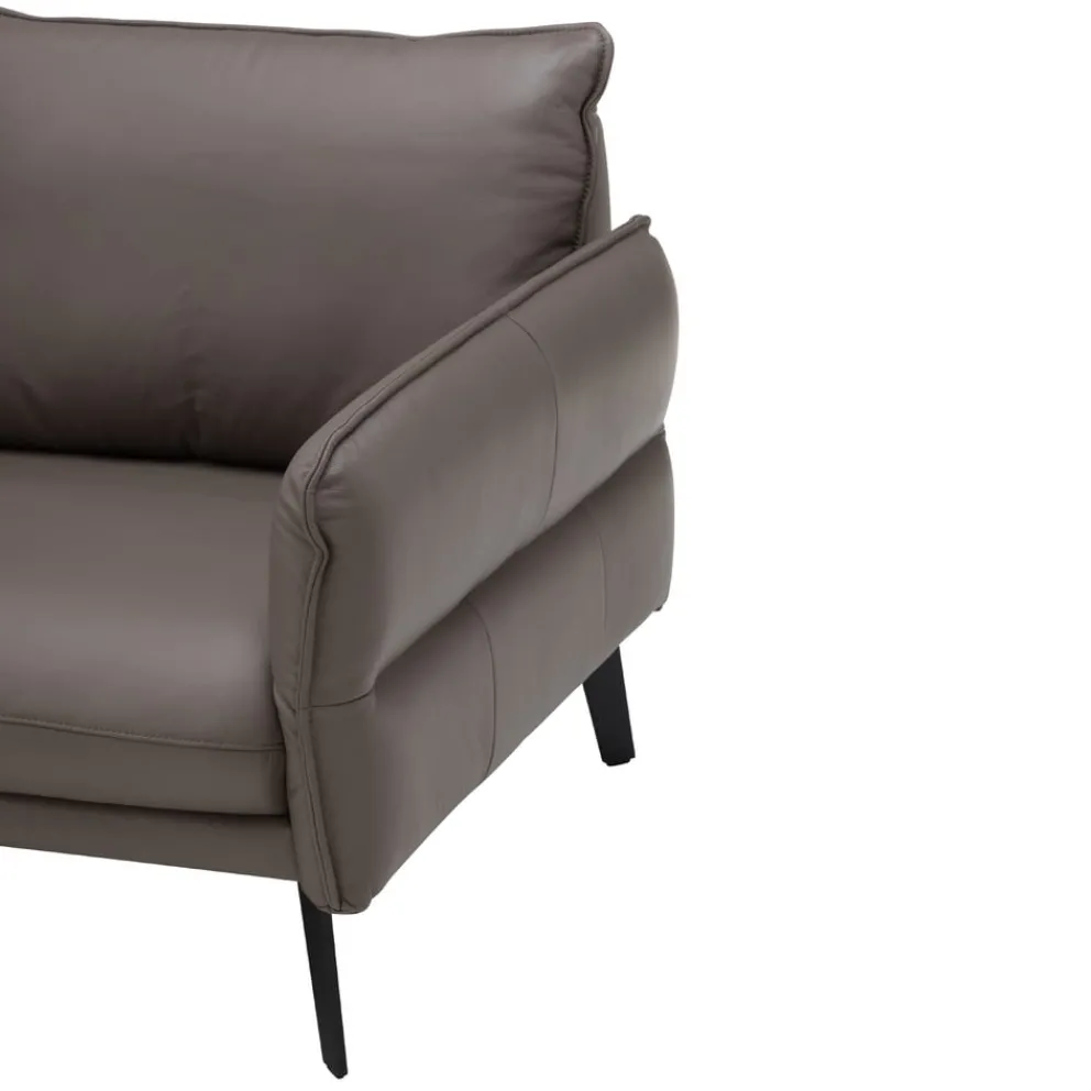 Moderano Ecksofa 7292 Ambrosia Leder Cavallo 33 bianco Best